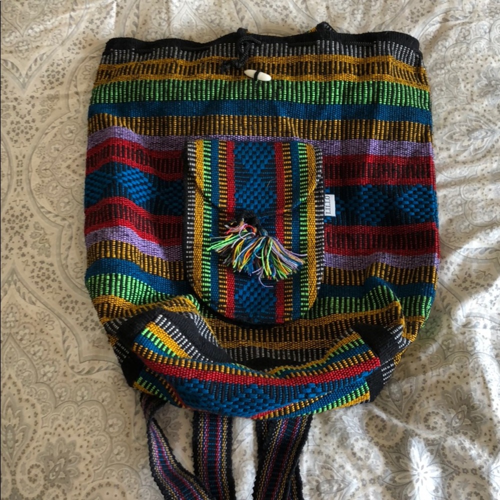 Authentic Mexican backpack.
